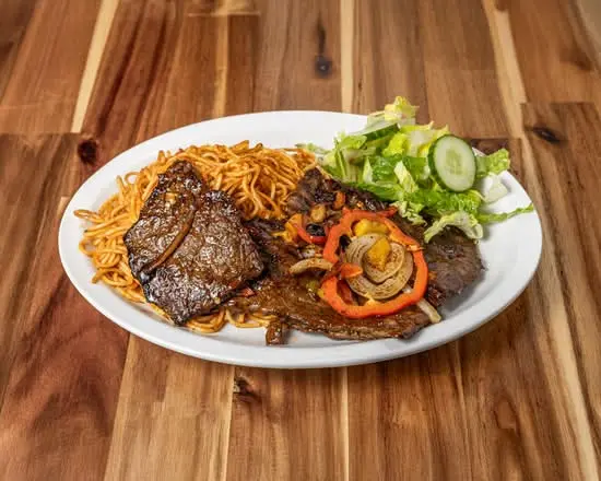 Somali Beef Steak at Zam Zam Restaurant in Calgary, AB